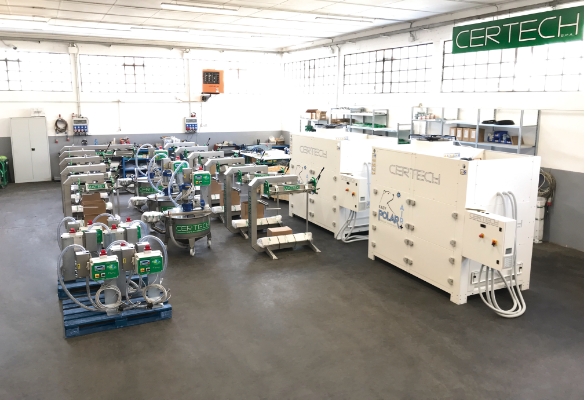 Macchine ed accessori per linee di smaltatura