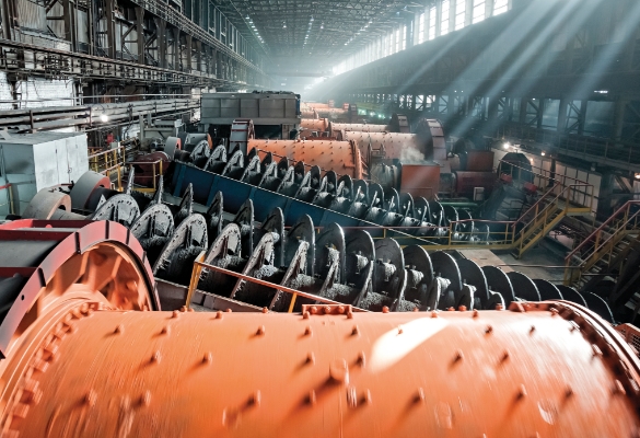 Rivestimenti in gomma per industria mineraria